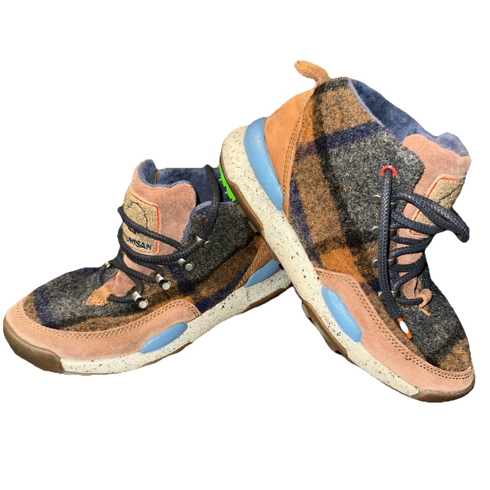 Satorisan Kiso Wool Spots‎ Minka Hiking Boots Women's Sz 37 Us Sz 6-6.5